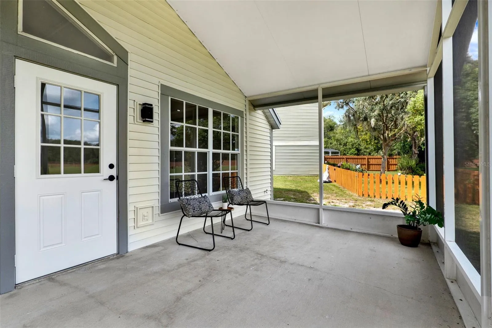 Large Covered Porch with peaceful water views