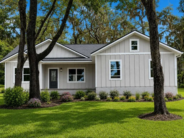 Home is under construction.  Door and landscaping completed by AI