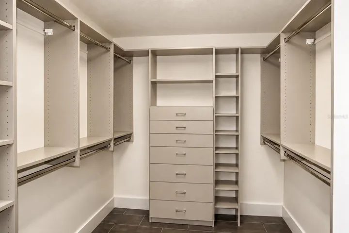 Walk-in closet with custom built-ins - 2