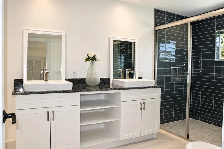 Bathroom of first  private suite