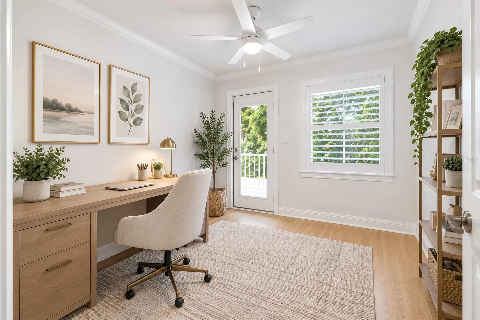 2nd bedroom shown as an Office