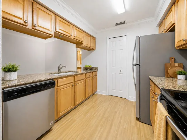 Kitchen open to Dining Room