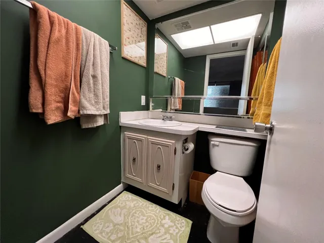 Storage and towel rods.