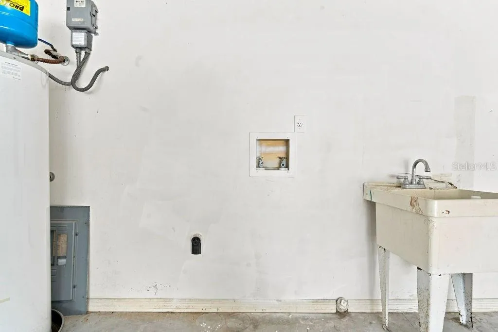 Laundry in Garage