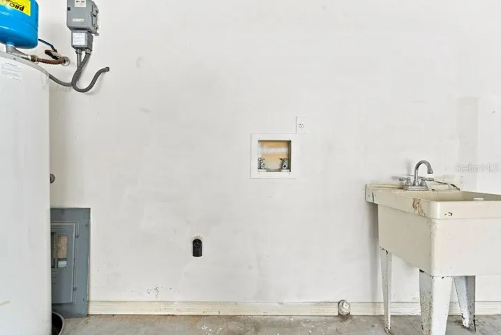 Laundry in Garage