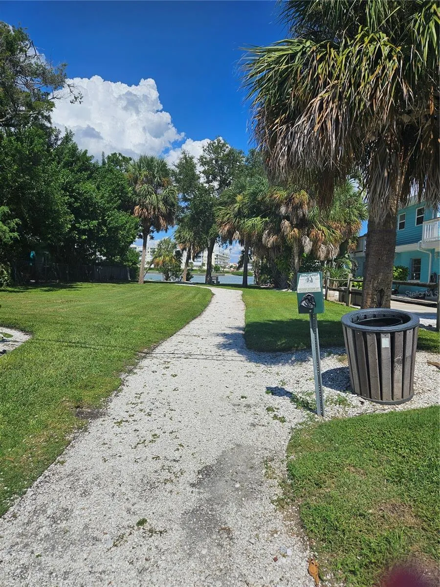 public park with access to the intercoastal