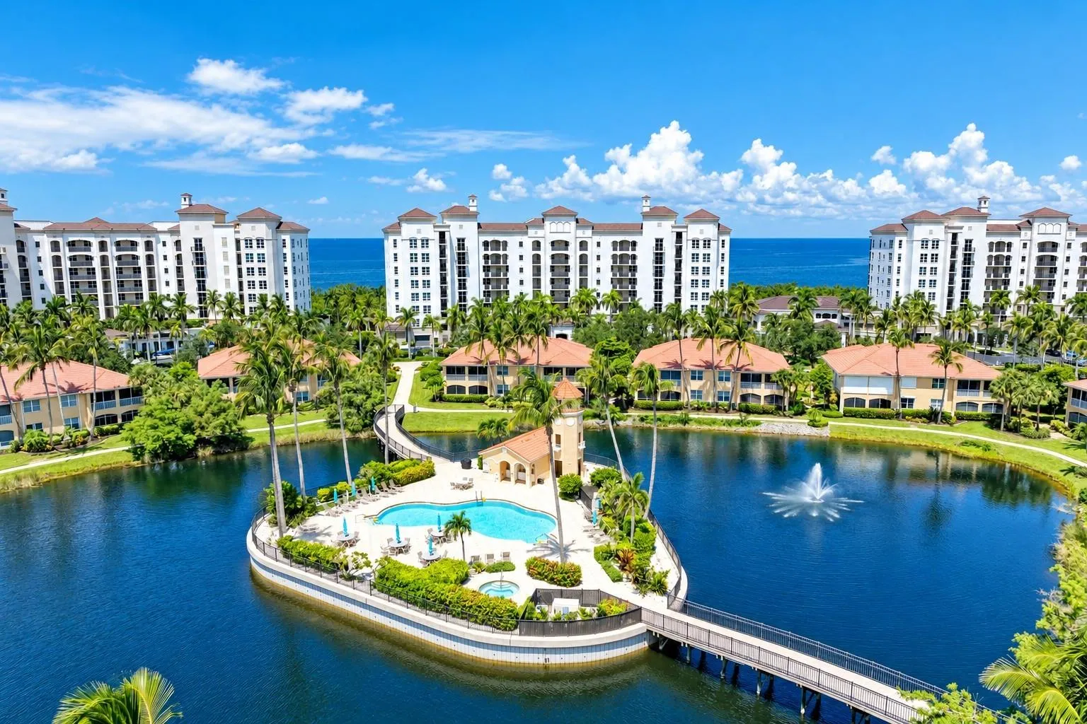 Aerial View from the Prosperity Point West Pool