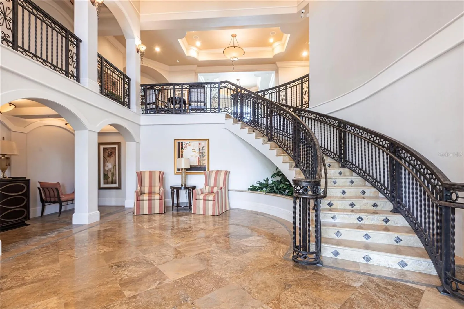 Grande Salon Ground Floor.  There is also an elevator to the upper level