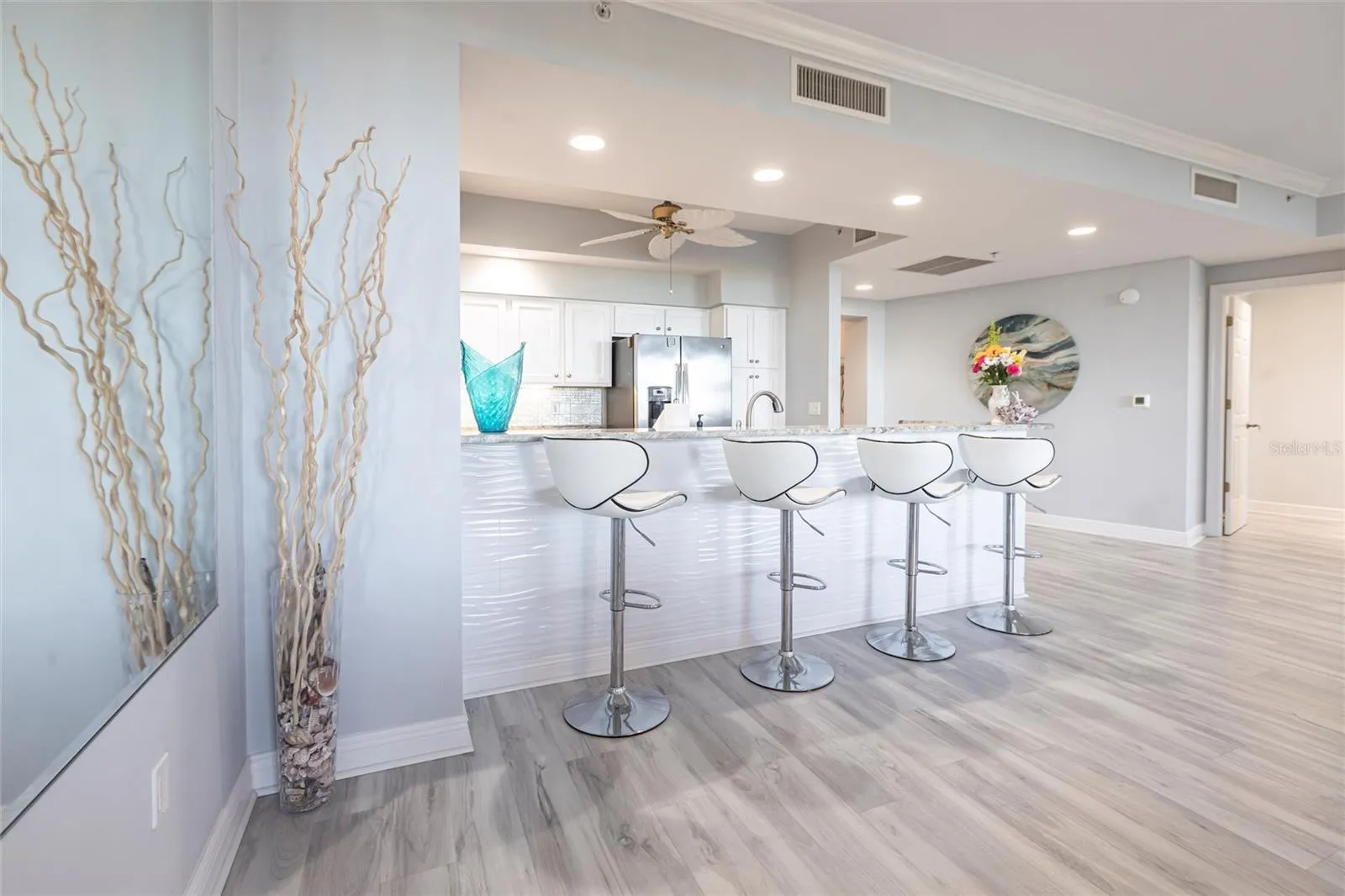 Exquisite casual coastal design throughout.  Price includes all furniture (turnkey)
