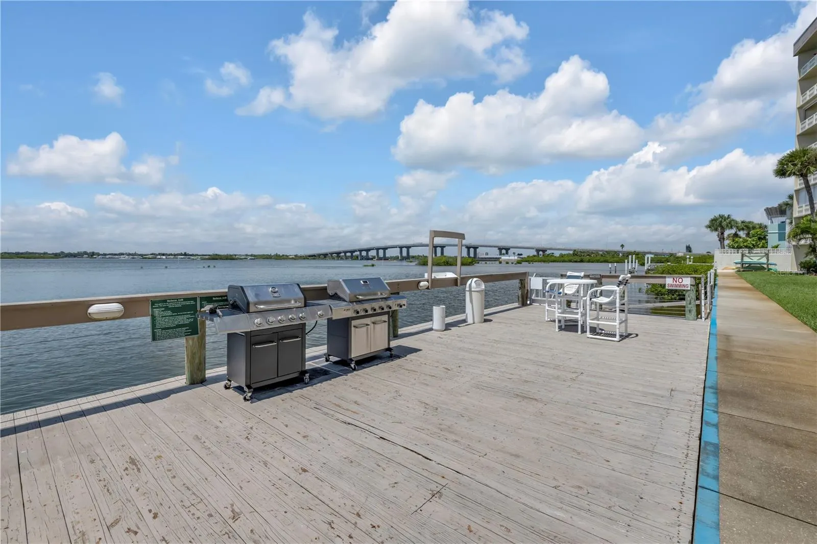 Community grills and picnic area