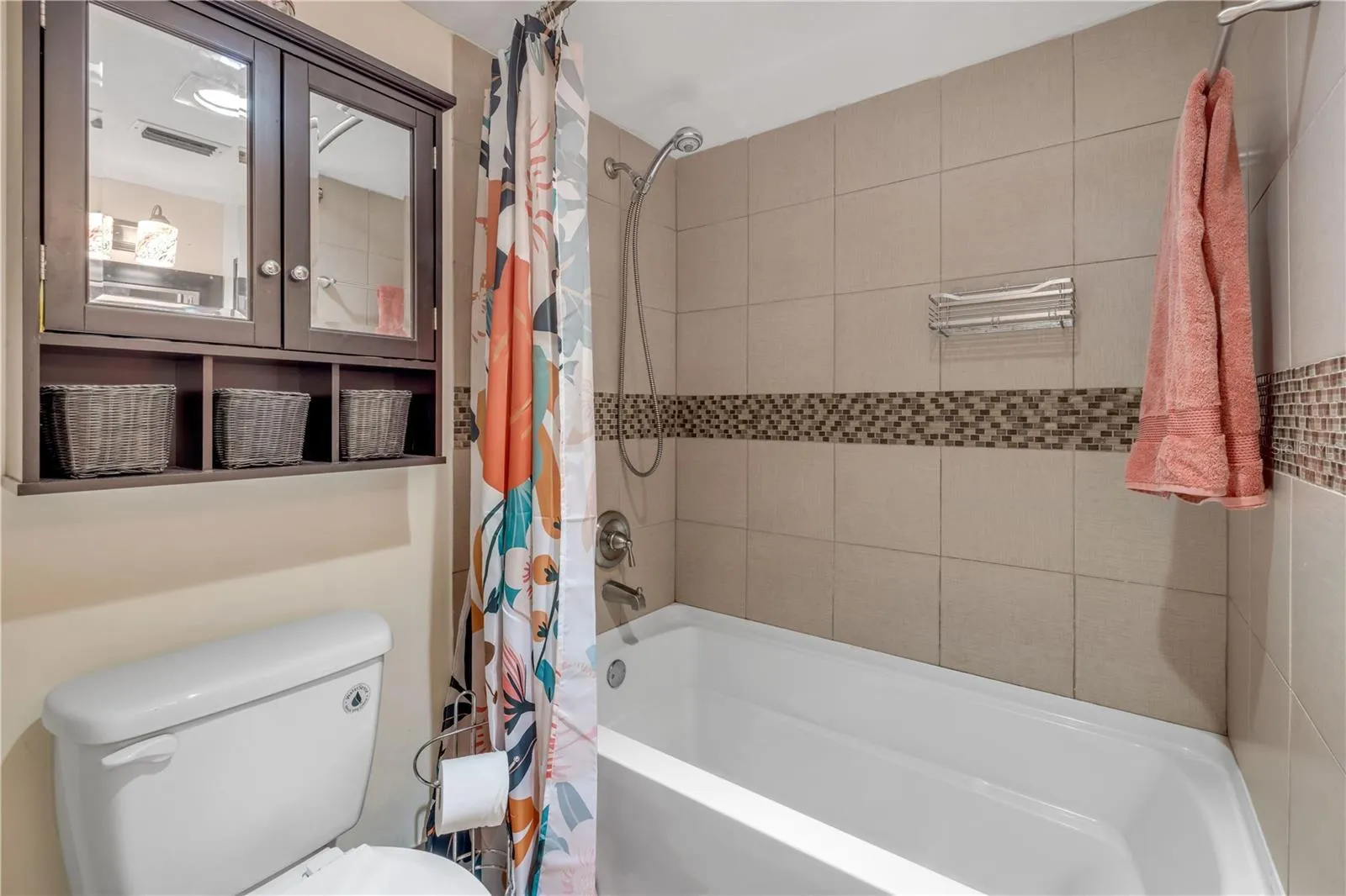 Renovated with oversized tub to soak the day away.
