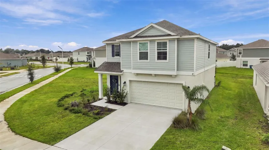 Aerial view of the property