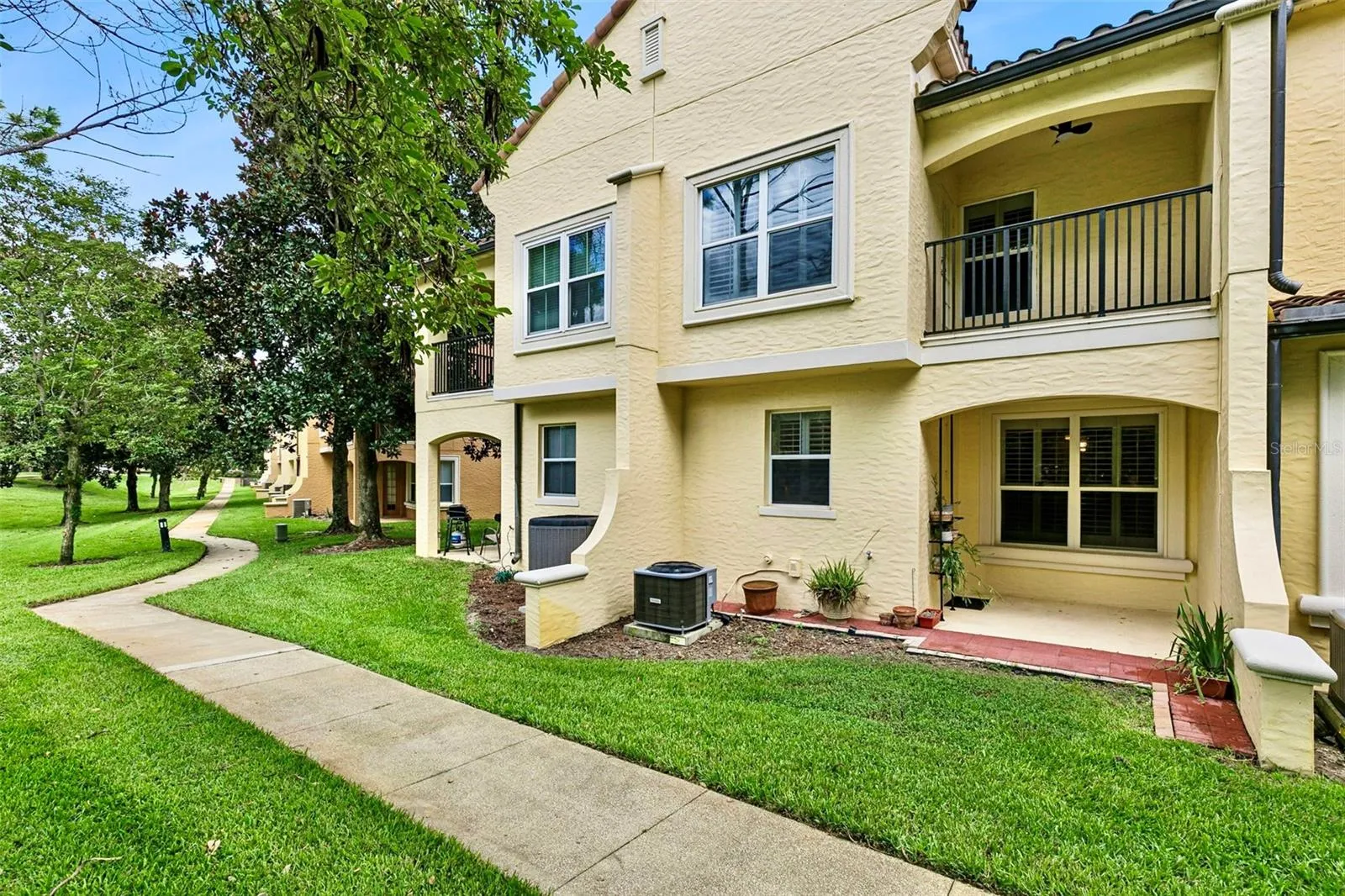 Back of Townhome
