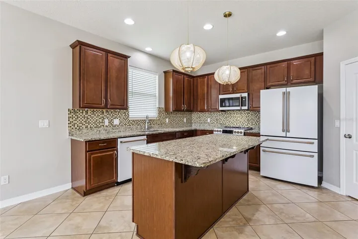 Granite Countertops and 42" wood cabinents