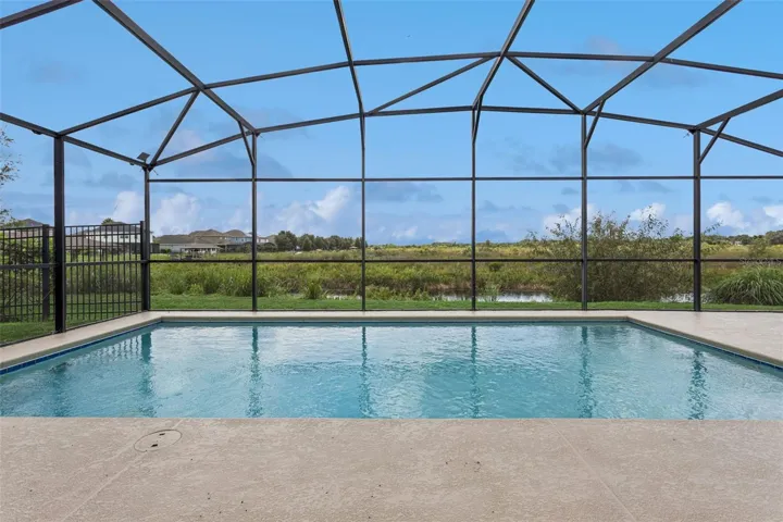 In-ground pool with canal view!