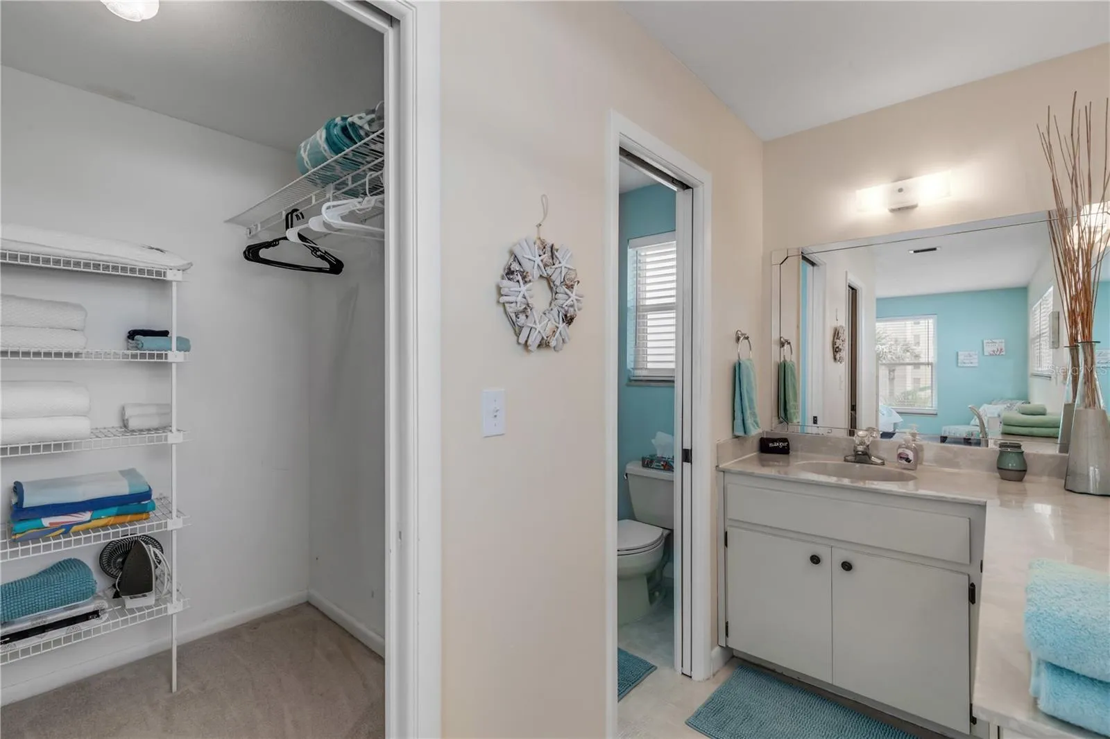 Apartment 2 Primary Bedroom's en-suite Bath with walk in closet