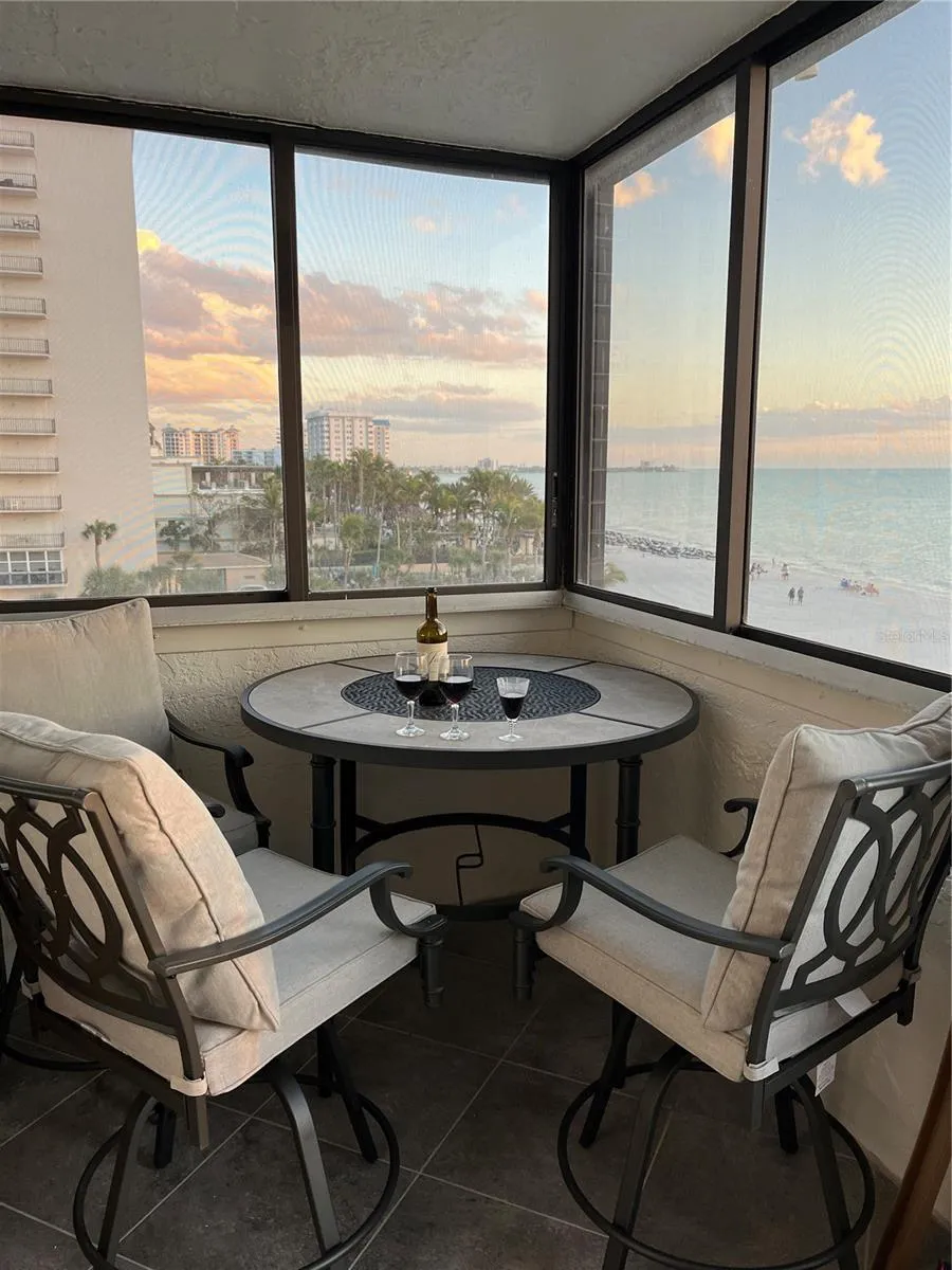 Lanai with View of the Gulf of Mexico