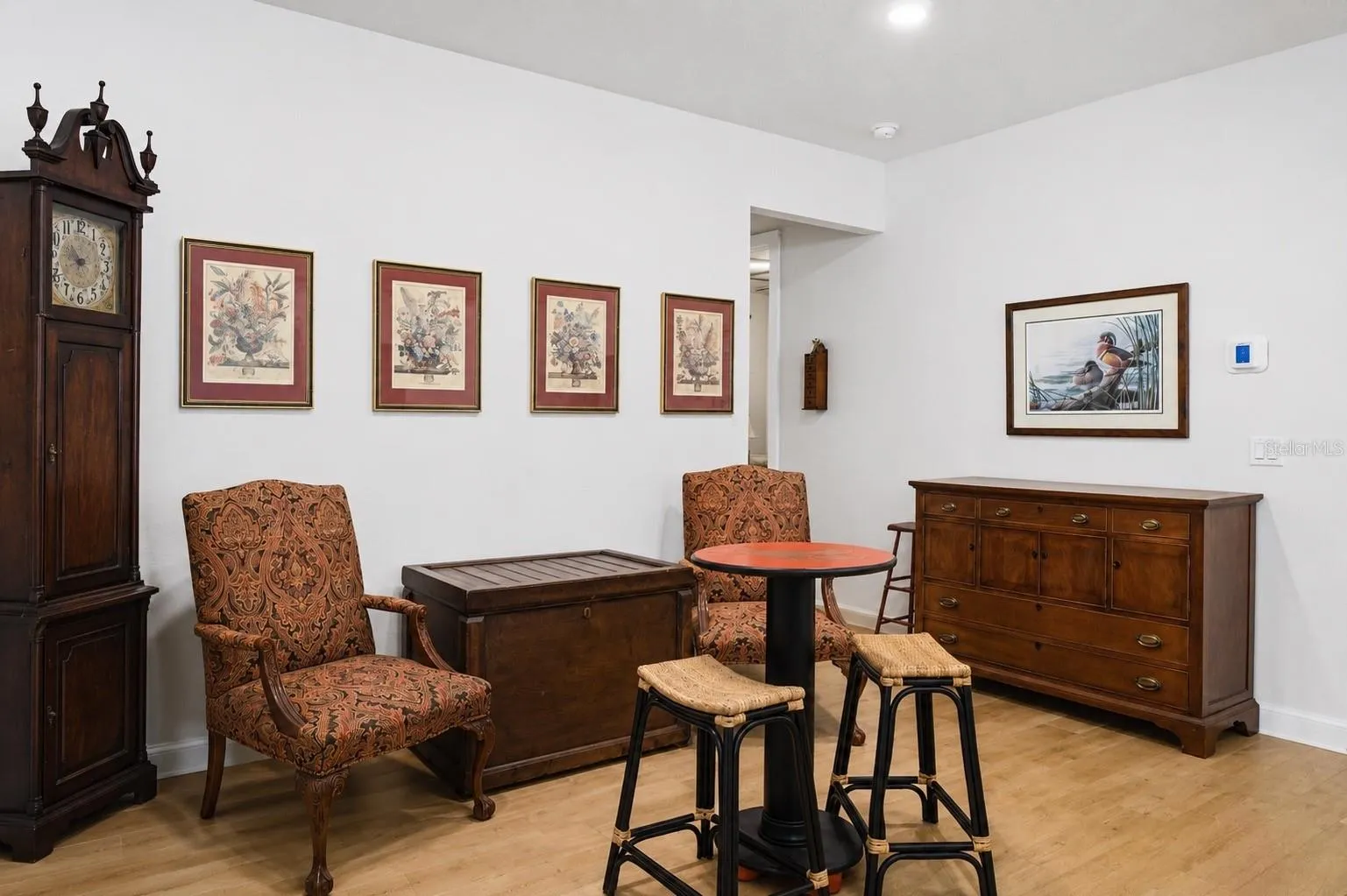 Dining area space or flex space as shown here