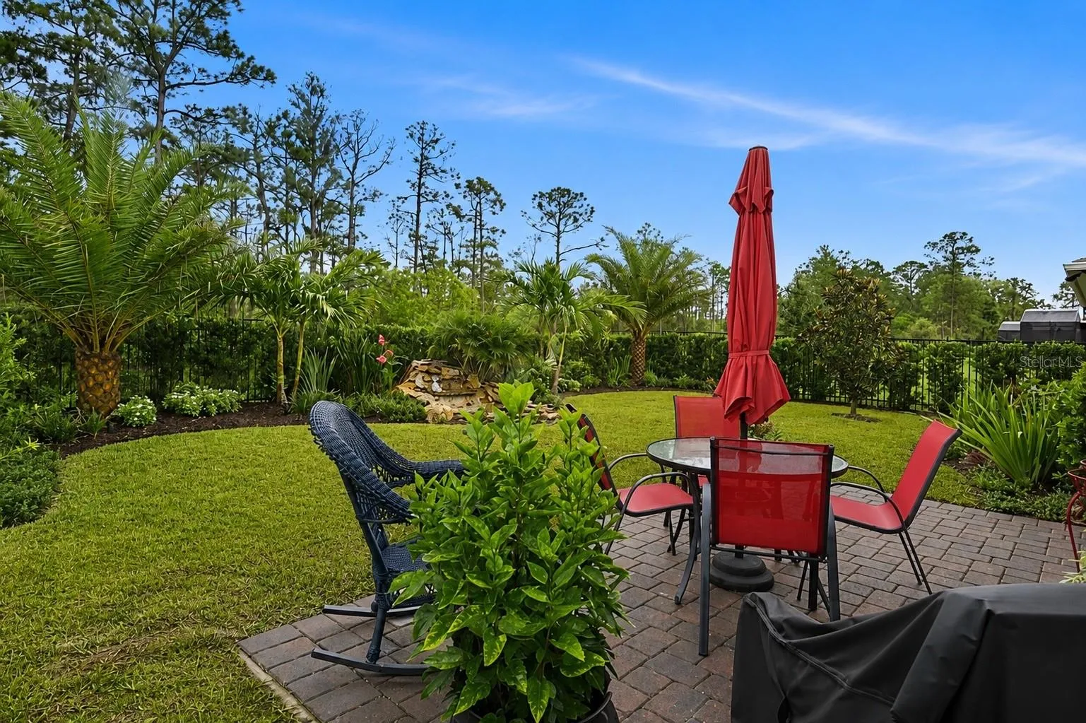 Back Yard extended Pavers