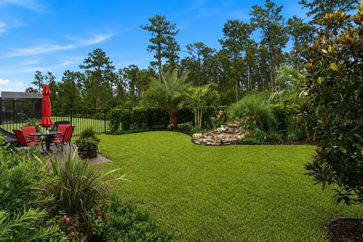 Back Yard Conversation Area