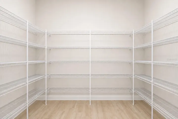 Walk in kitchen pantry