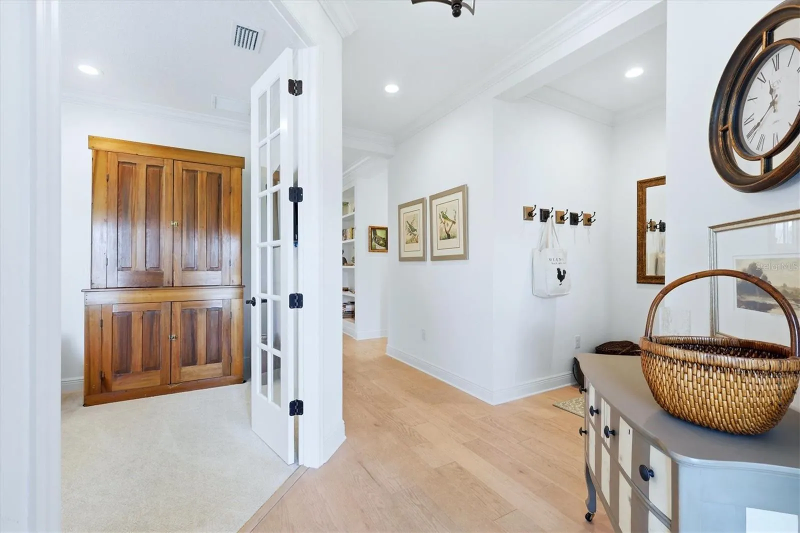 French Doors to Den