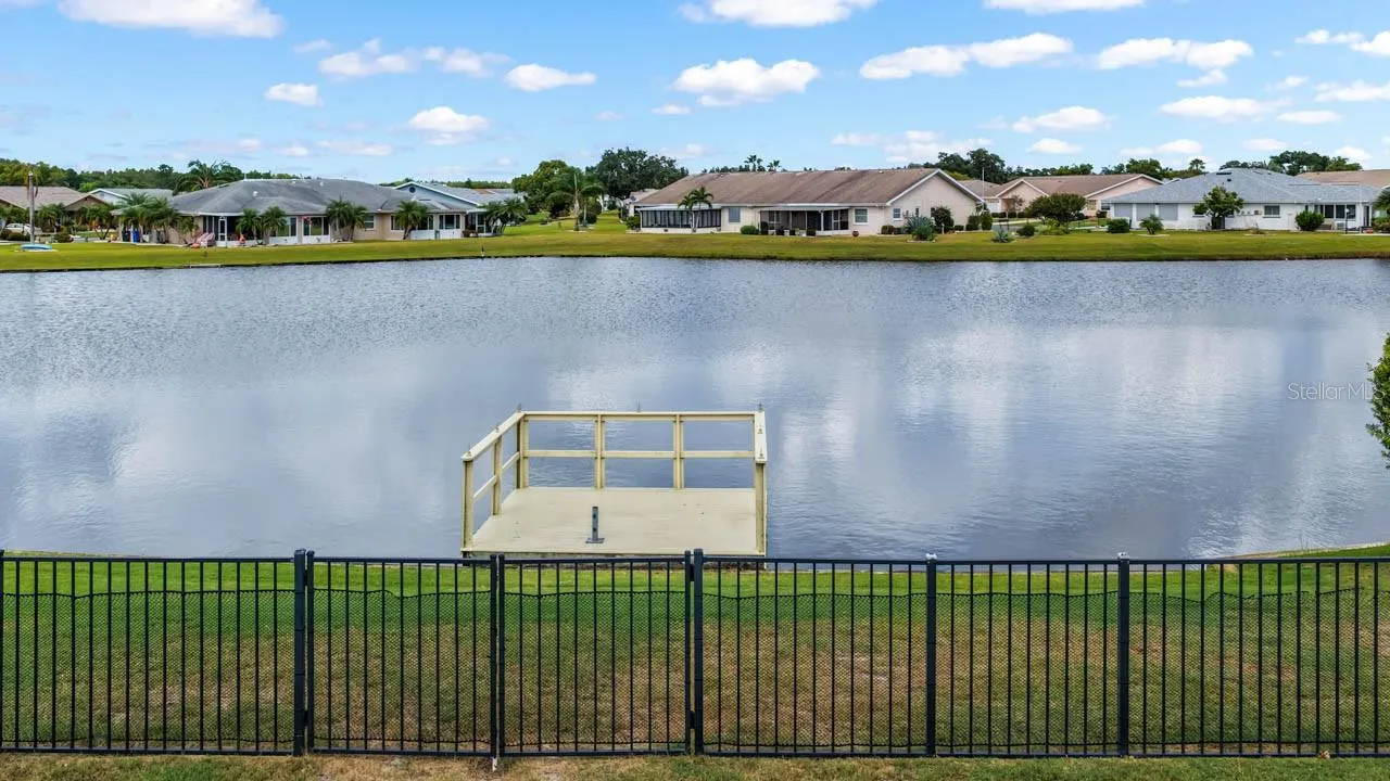Property line extends into lake