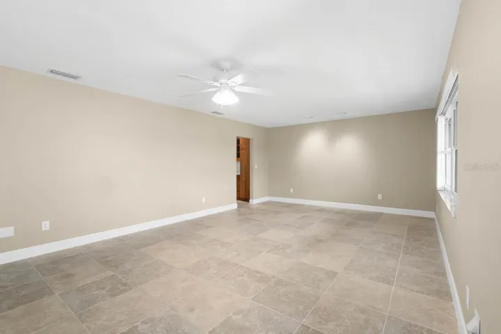 Large enough for a Living Room/Dining Room