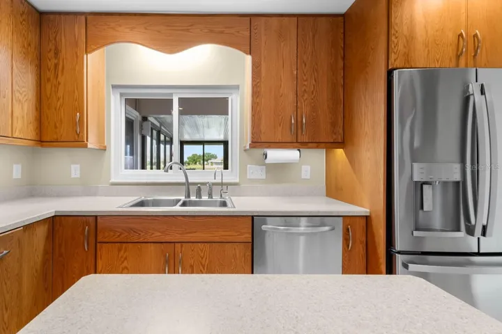 Lake view from sink