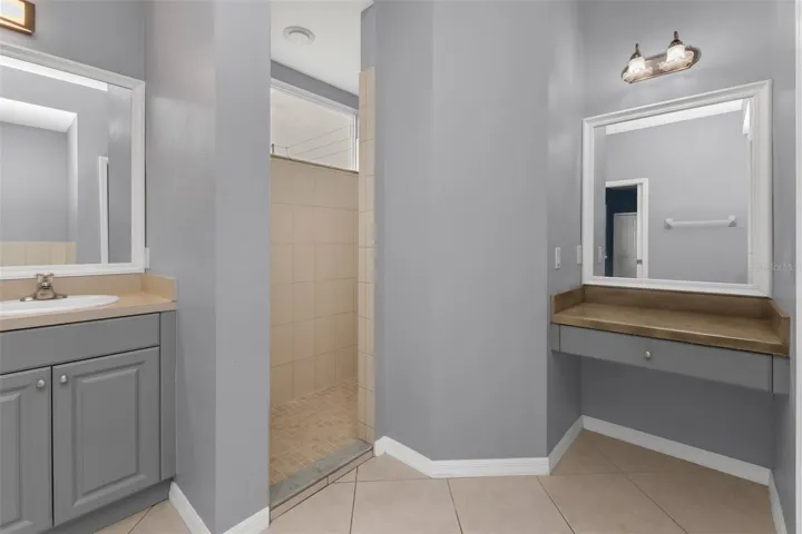 Primary bathroom walk-in-shower