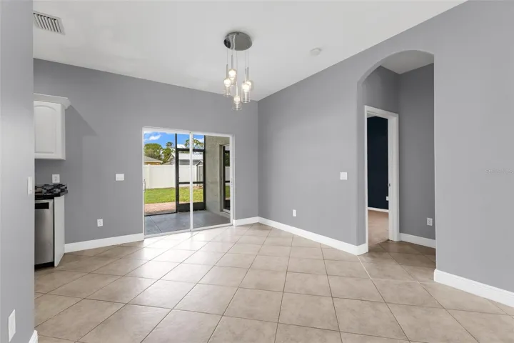 Dining area off of kitchen and livingroom.