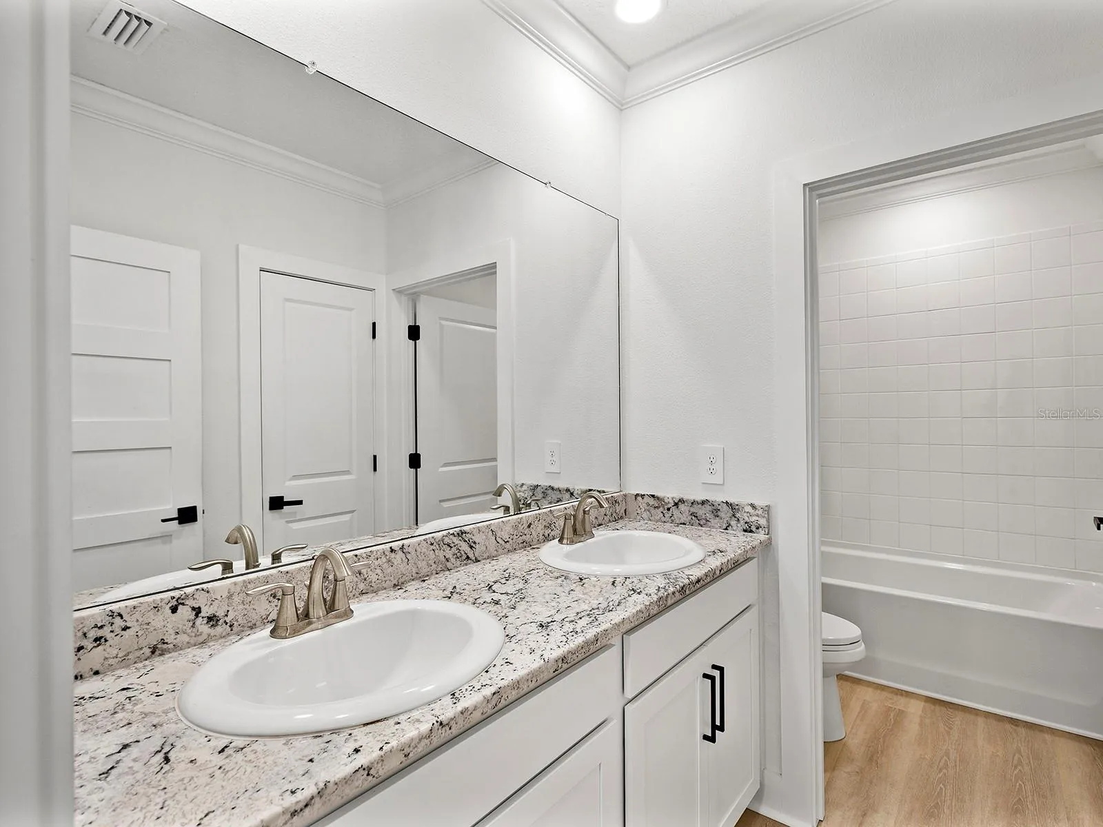 Hallway bathroom