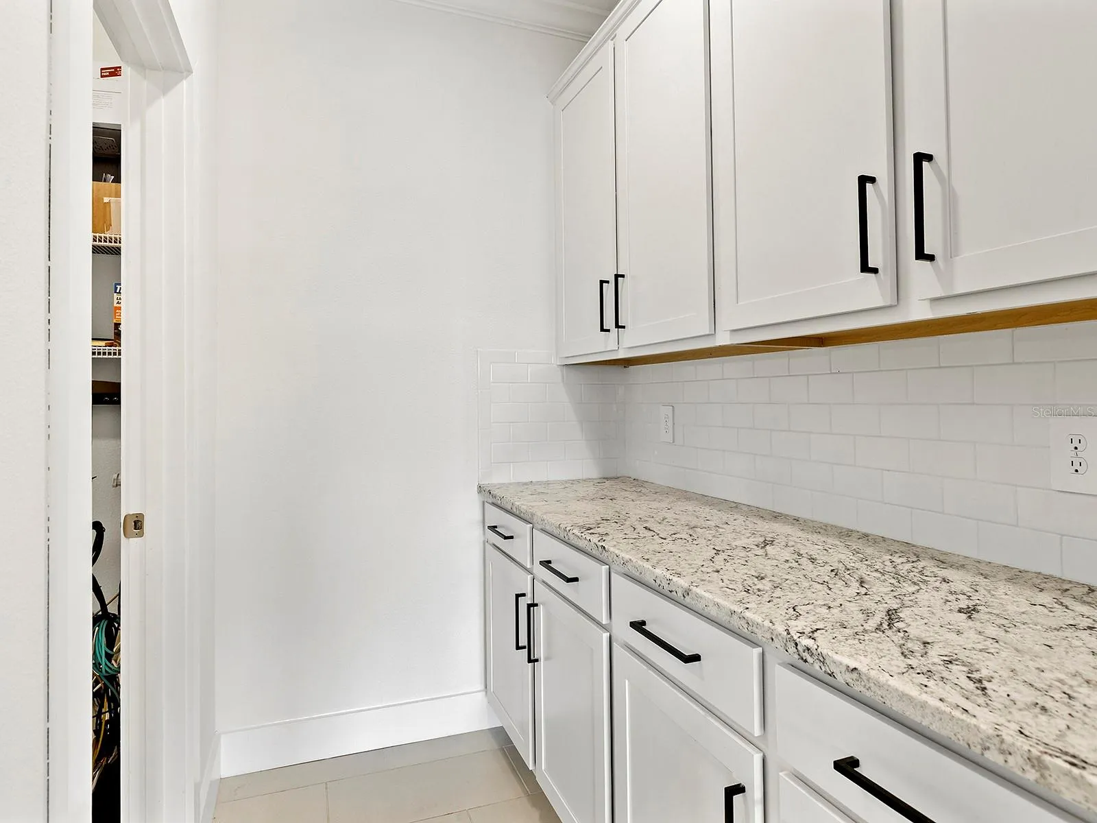 Butler's pantry off the kitchen