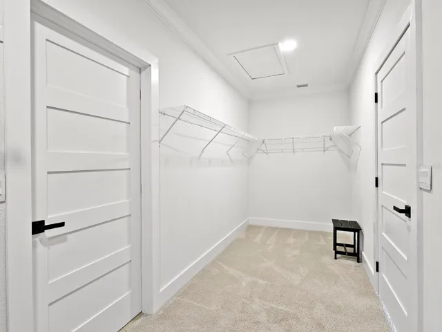 Huge primary walk-in closet