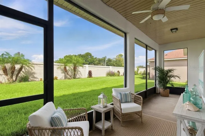 Virtually Staged Lanai