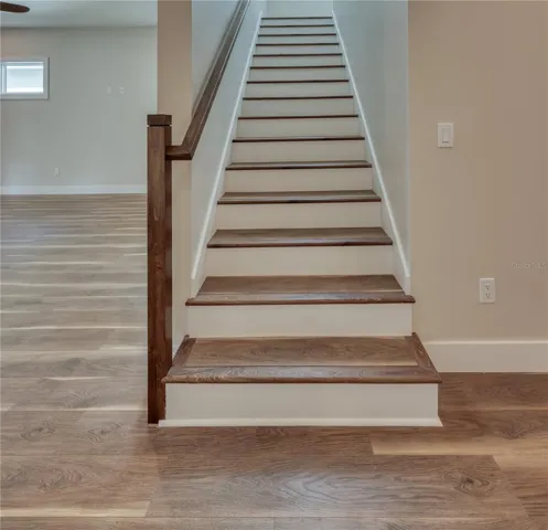 Stairs up to Landing