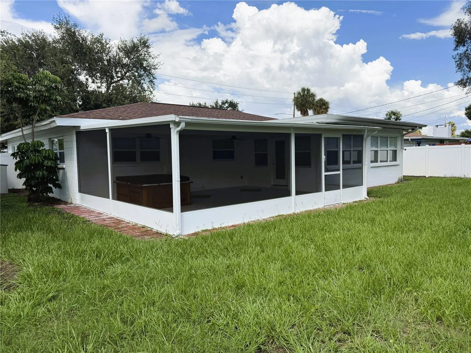 Enclosed Rear Patio