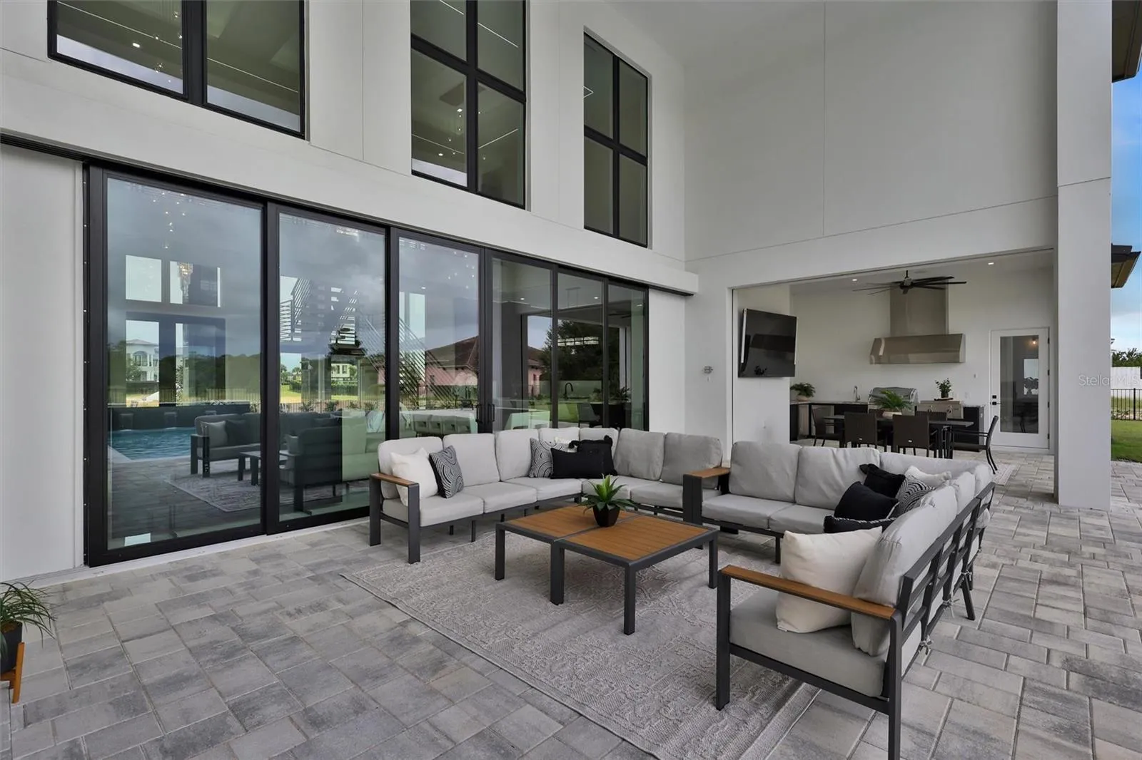 Covered lanai extends the home's living space outdoors