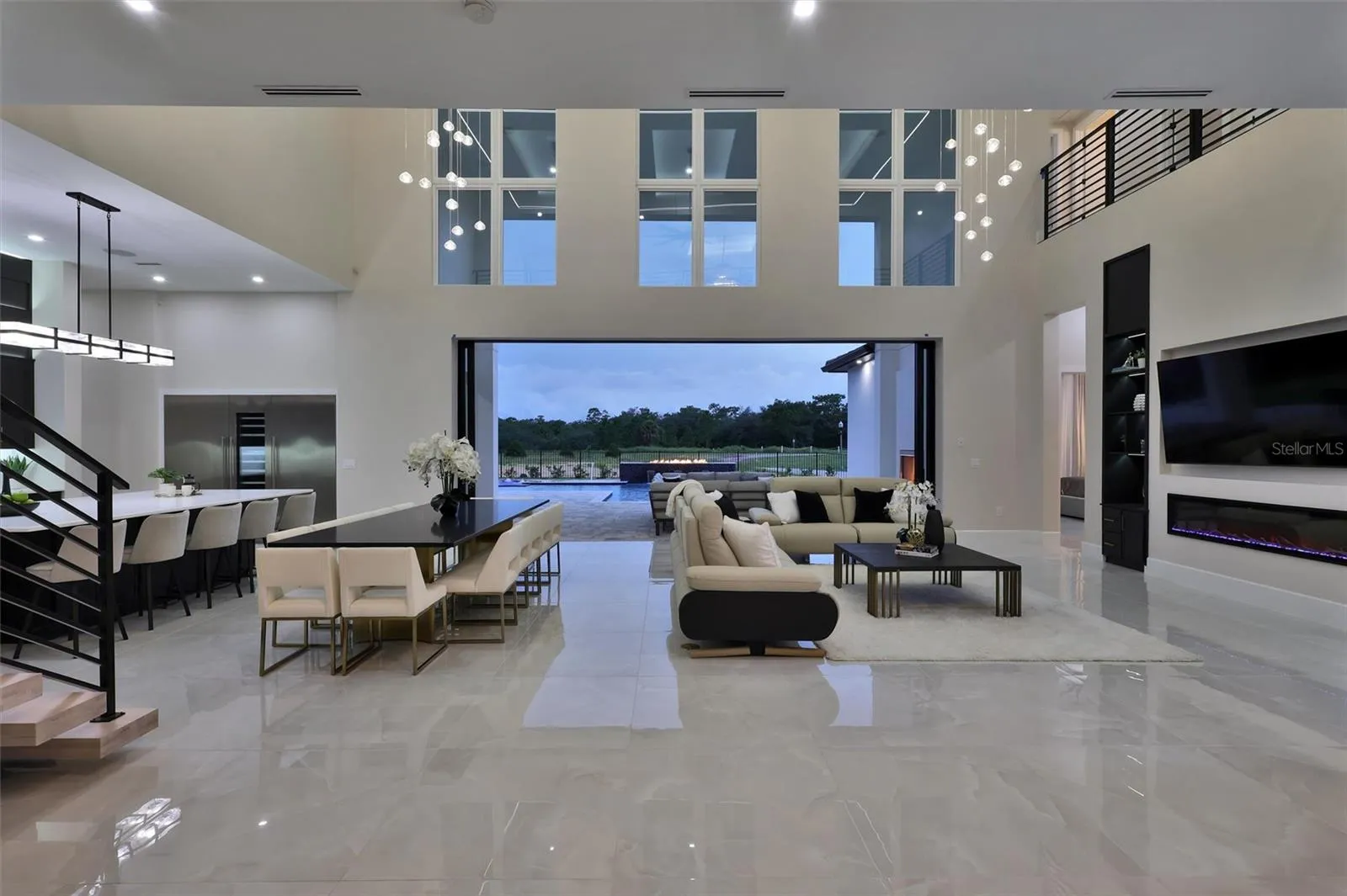 Open-concept Great Room designed for grand-scale living and entertaining
