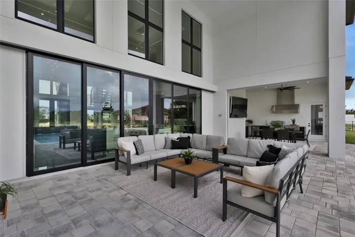 Covered lanai extends the home's living space outdoors
