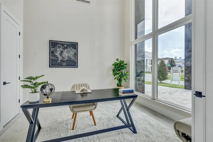 Private main-floor office with abundant natural light