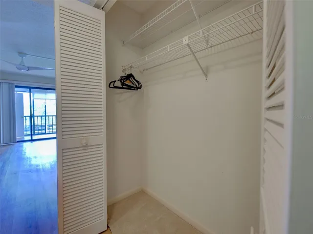 Primary closet