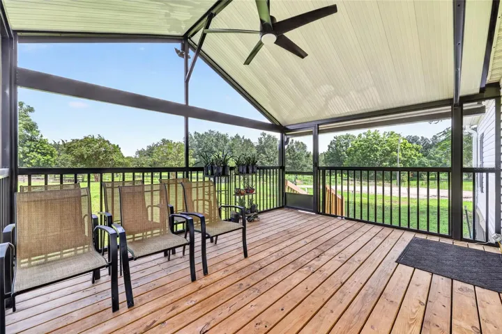 Screened porch