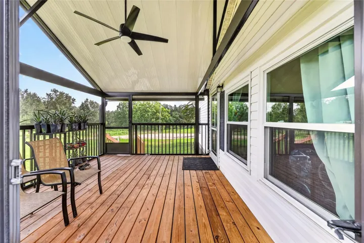 Screened porch