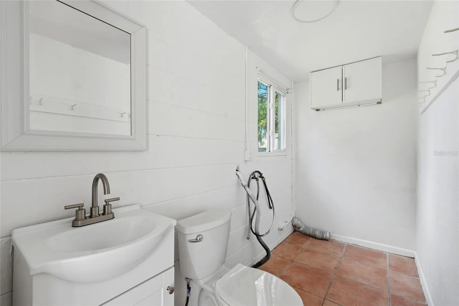 half bath off of flex room