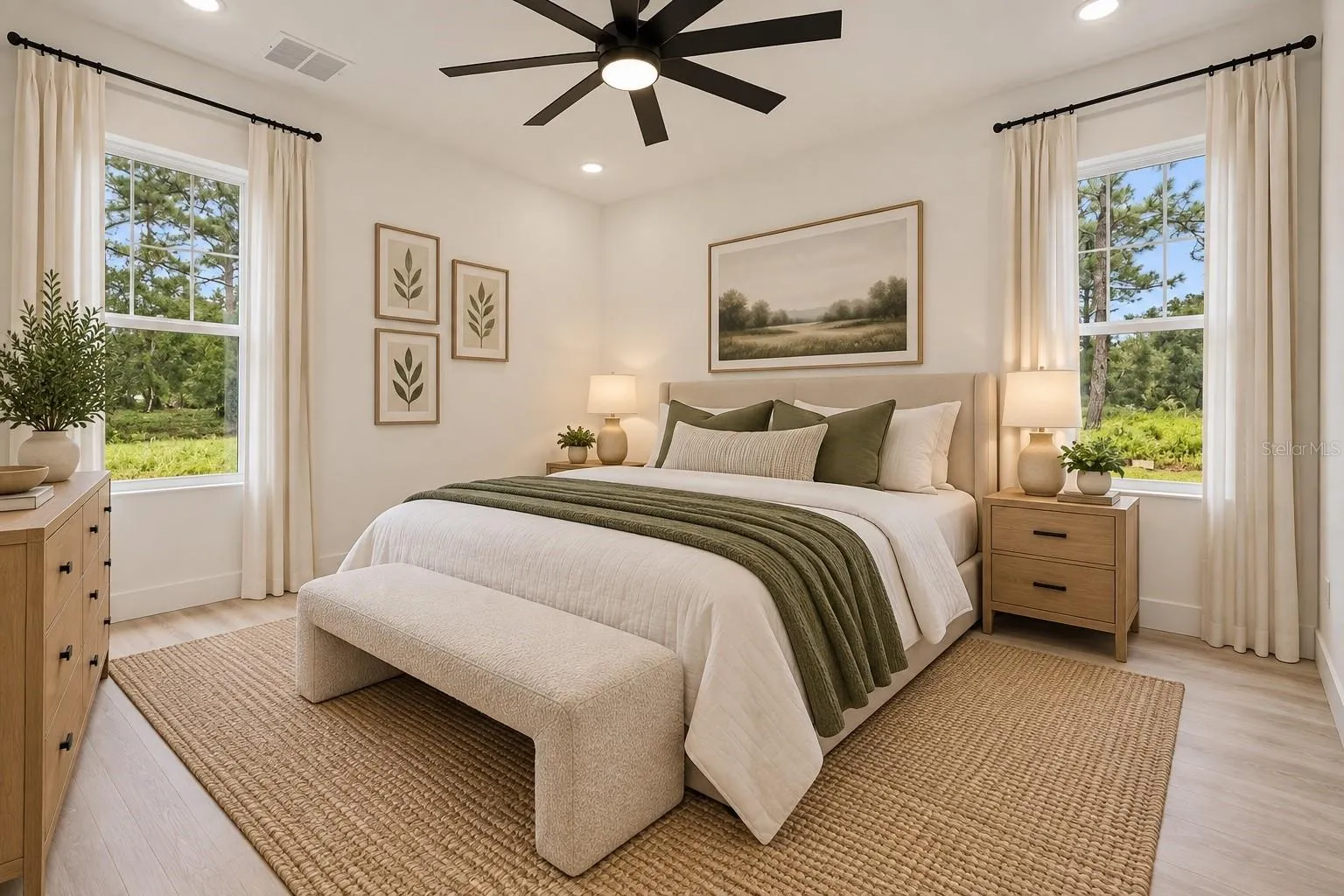 bedroom 3/staged