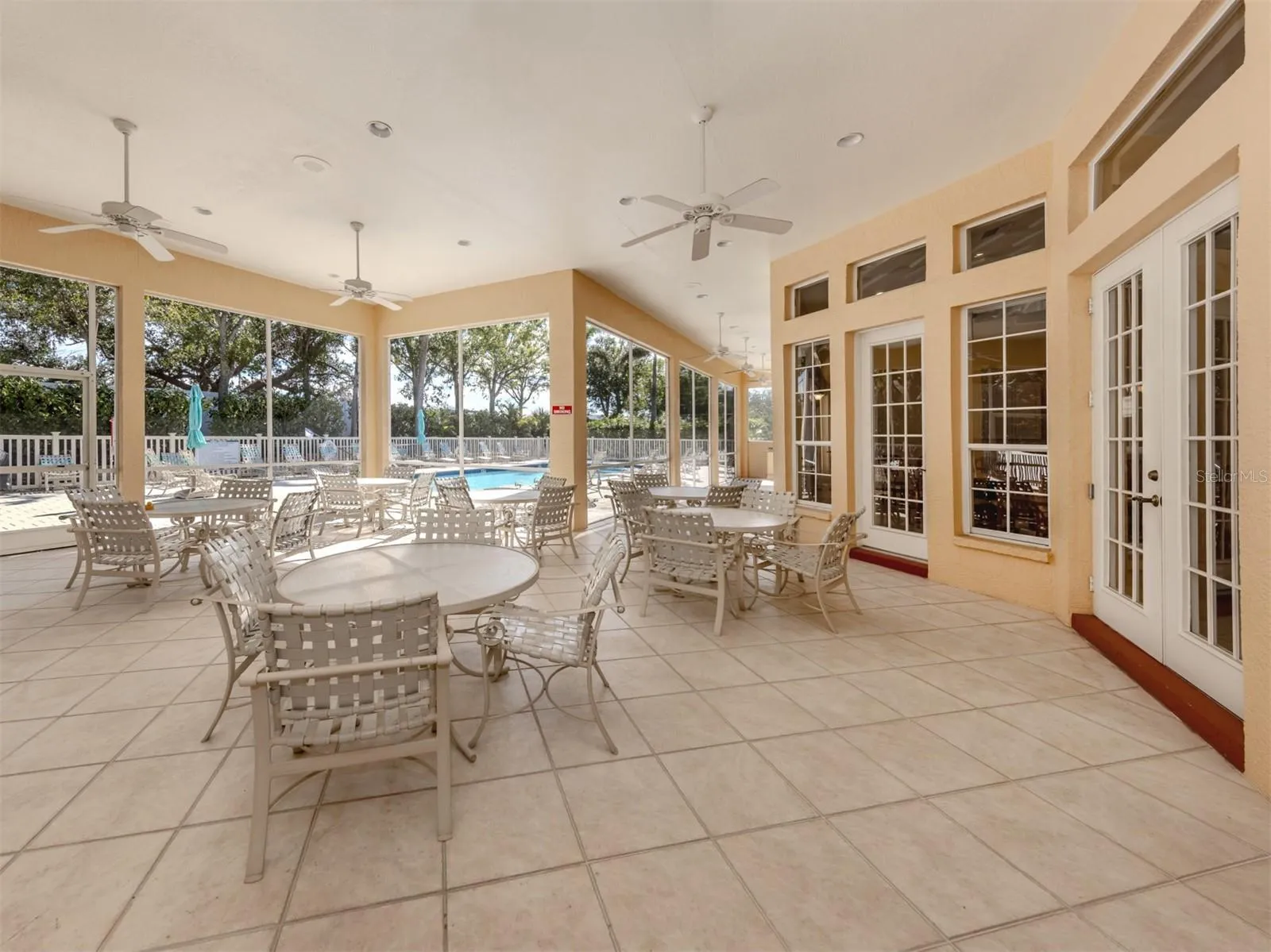 Pool-side at Bellagio clubhouse