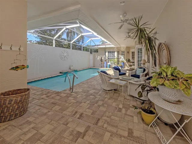 spacious and bright courtyard