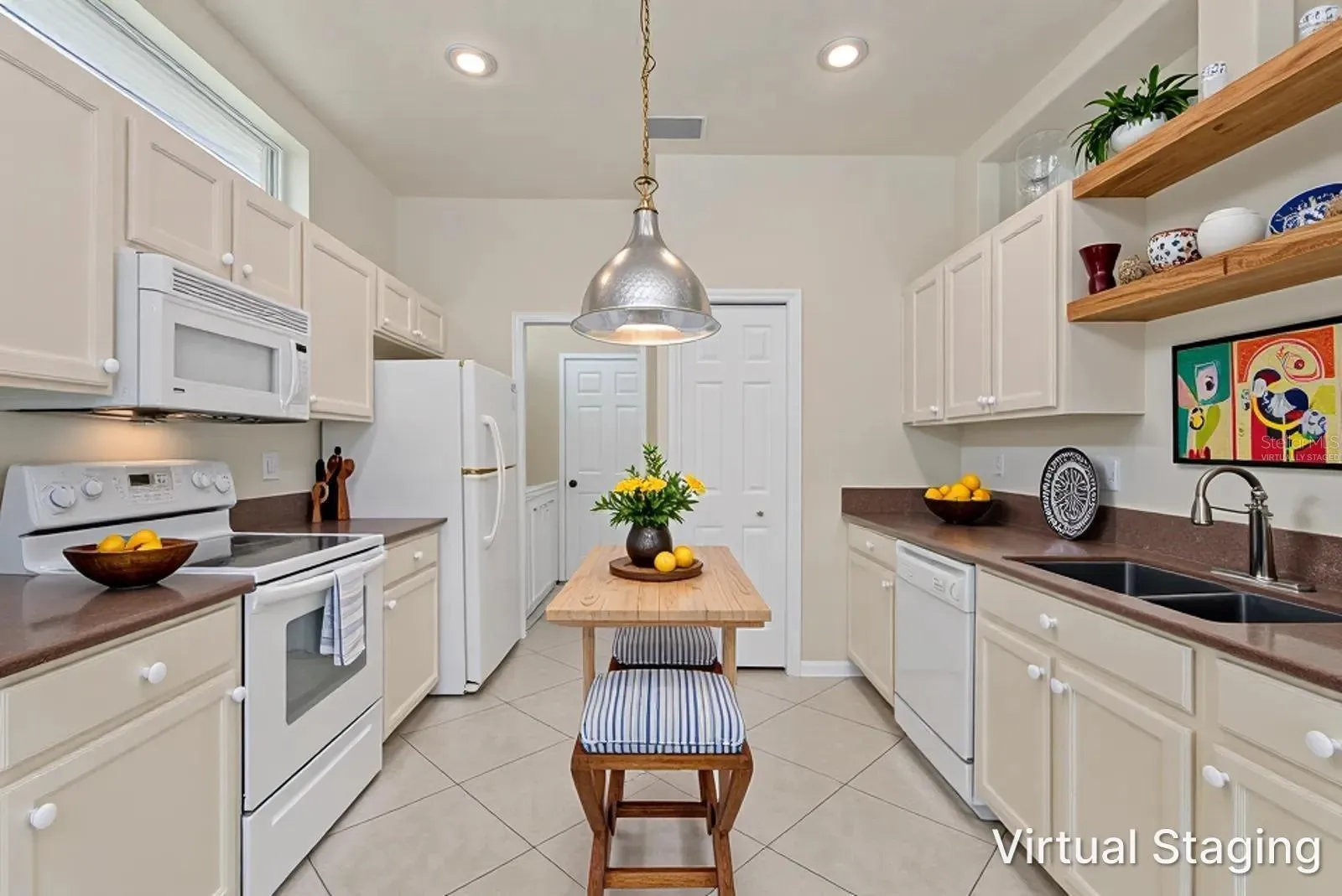 Kitchen virtually staged