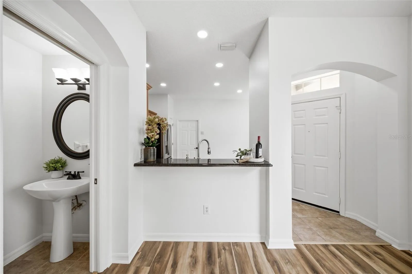 Half Bathroom off of Great Room